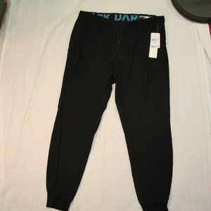 Dark black track pants brand new with tags large